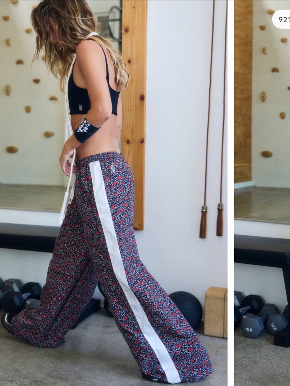 Free People Overtime printed pants -  XS